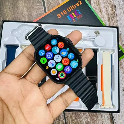Smartwatch s10 ultra 2 con 7 pilseras